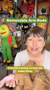 Removable arm rod tutorial coming later today 🥰 | Paella Puppets