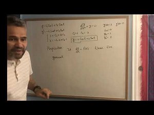 Initial value problem and equilibrium solution of an order n ODE