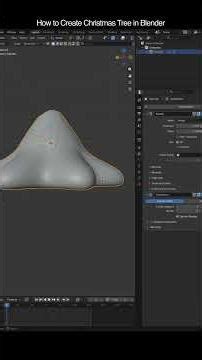 Create a Christmas Tree in Blender! #xmas #blender #tutorial #3d #blendertutorial #render #c4d