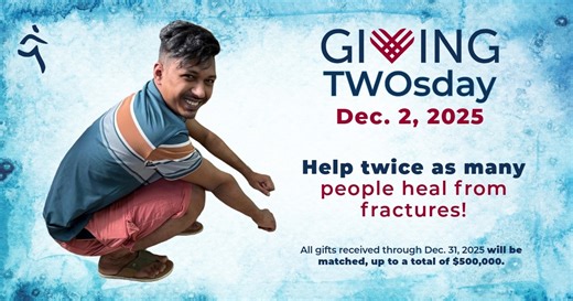 #GivingTuesday is a day away! A gift to SIGN helps heal patients like Al from Bangladesh, who broke his left tibia in a traffic accident. Help provide instruments and implants needed for surgeons to treat others like Al. Double your impact today! #matching | SIGN Fracture Care International | Facebook