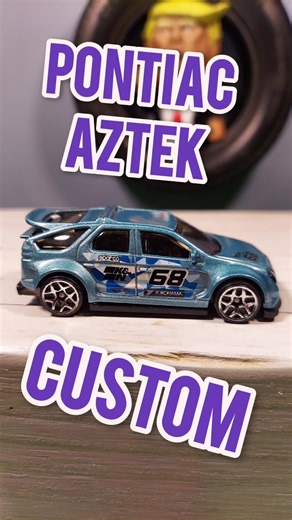 Pontiac Aztek custom hot wheels #fyp #viral #hotwheels #diecast #custom #customized