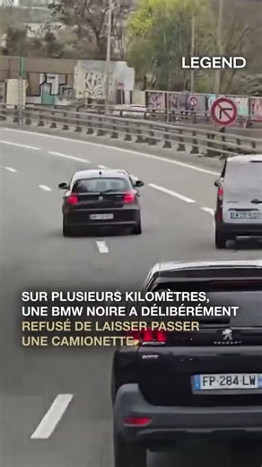Deux automobilistes qui finissent en course poursuite