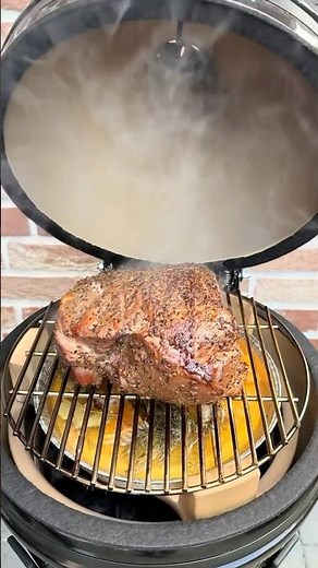 Der Weg zur perfekten Lammkeule 🔥 Low & Slow im Kamado Grill #Grillen #KamadoGrill #BBQ #foodshorts