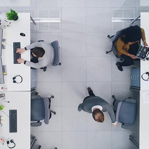 Noise can severely impact performance 📢 Reducing noise in the workplace can improve productivity and alleviate stress ✅ | ROCKWOOL