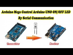 Arduino Mega Control Arduino Uno LED by Serial Communincation