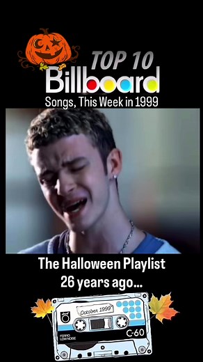 Top 10 songs of Halloween 1999. . . . . . . . . . . . . . . . . . #halloween #90smusic #nostalgia #millennial #90s