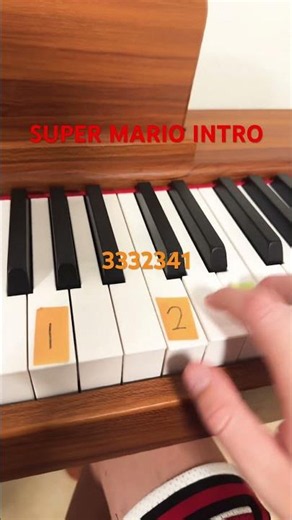 Super Mario Intro Piano Tutorial #piano #pianotutorial #pianomusic #tutorial #supermario #mario