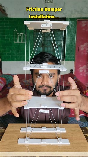 How "Friction Damper" Works? #aboutengineering #experiment #construction #civilengineering