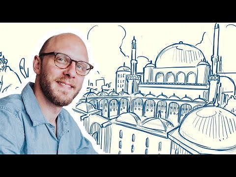 How to draw Islamic Architecture
