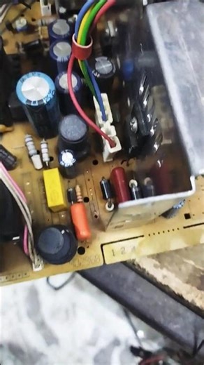 CRT TV Horizontal Line Problem | Easy Repair Trick #shorts