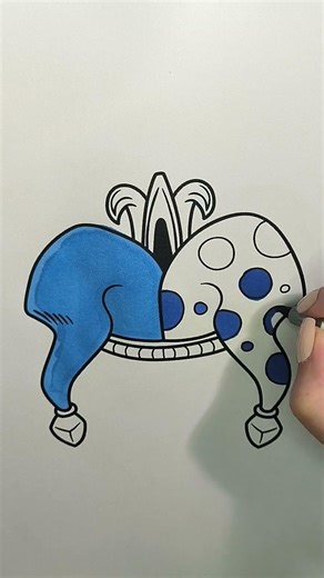 Coloring a Fun Jester Hat