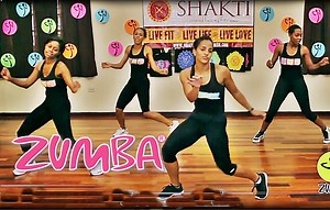 Zumba Dance Aerobic Workout - slow Motion by Vybz Kartel - Zumba Fitness For Weight Loss Life