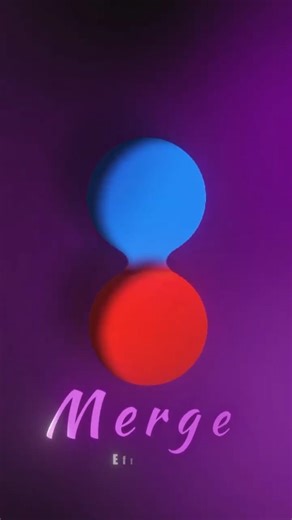 how to make Merge effect in AE (Tutorial + Free PF)🔥 #tutorial #merge #ae