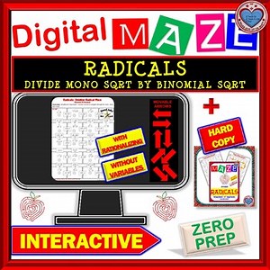 DIGITAL Maze - Radicals: Dividing Monomial by Binomial