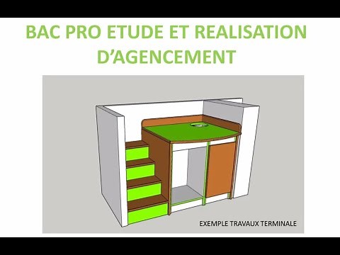 Bac pro Étude et Réalisation d'Agencement