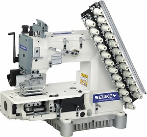 [Hot Item] Sk008 Multi-Needle Cylinder Bed Double Chain Stitch Industrial Sewing Machine
