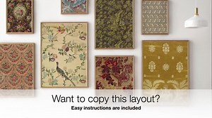 Bohemian Antique French Gallery Wall Set Downloadable Prints - Eclectic Wall Art Collection Vintage Fabric - Textile Artwork Bundle Boho - Etsy