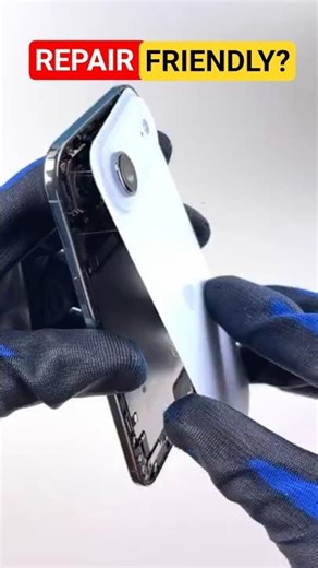 iPhone 17 Air Back Glass Removed: Is Apple Finally Repair Friendly? #shorts