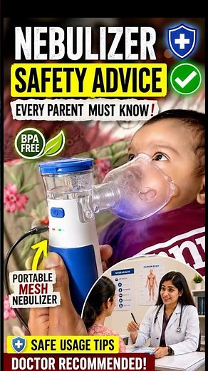 Mesh Nebuliser Safety Advice || How To Use Mesh Nebuliser || #meshnebulizer #nebulizer