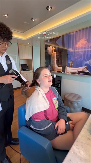 One on one time, even on vacation 🥹 cruise 🚢 ship spa day 💇‍♀️ #cruisenorwegian #norwegianescape #travelwithkids @Norwegian Cruise Line #spaday #dayinmylife #travelvlog #trending #viral