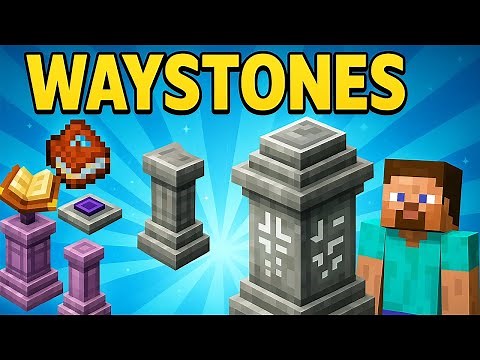 Waystones Mod – Fast Travel & Teleportation Made Easy in Minecraft!