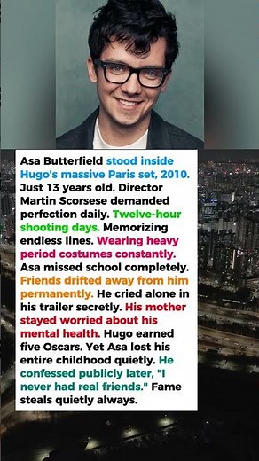 Asa Butterfield Filmed Hugo at 13—Martin Scorsese's Brutal Schedule Almost Broke Him