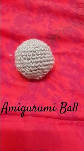Amigurumi Ball | Crochet tutorial | comment for pattern | #crochet #me #crochetcrosai #viral #fypシ