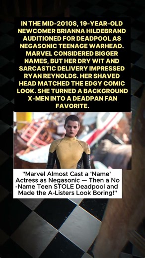The Unknown Actress Who Stole Deadpool Without Anyone Expecting It