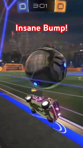 Insane Bump For Goal!! #rocketleague #rocketleagueclips