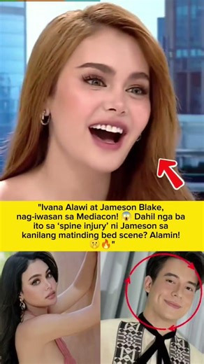Ivana at Jameson, may tensyon? Spine injury sa bed scene, naging mitsa ng dedmahan? 😱🔥 #IvanaAlawi