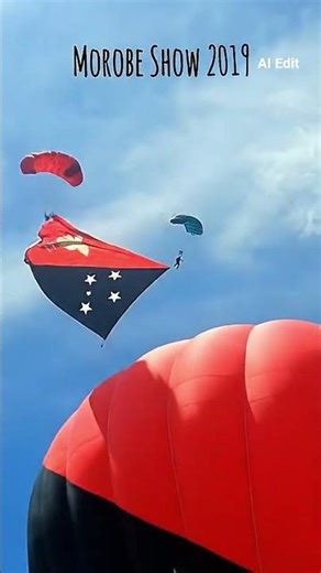 Amazing Sky Divers and Hot Air Baloon #shorts #viral