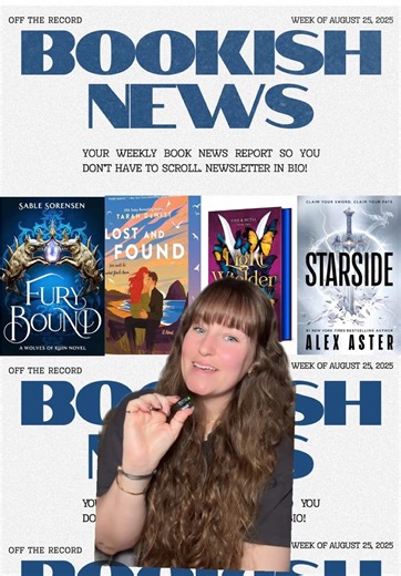 Weekly Book News Report: Exciting Announcements & Releases