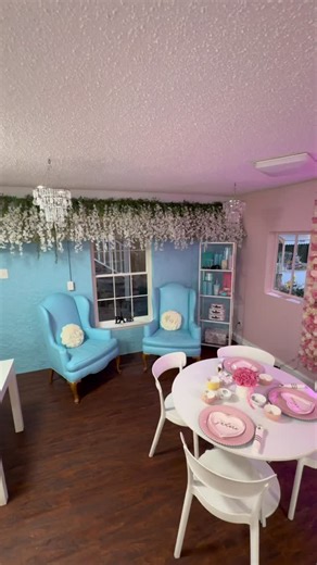 Renovating our new tea room @lapatisserieparis in St. Charles, MO. Afternoon tea experiences can be reserved online for Feb 1 and beyond. #stcharlesmo #pink #teaparty #afternoontea #stlouis | La Pâtisserie Paris