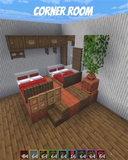 Minecraft Corner Room💀