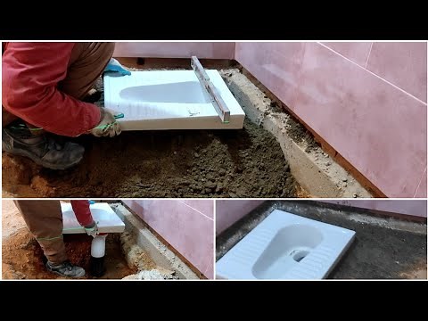 كيفية تركيب مرحاض خطوة بخطوة عربي (تركي)