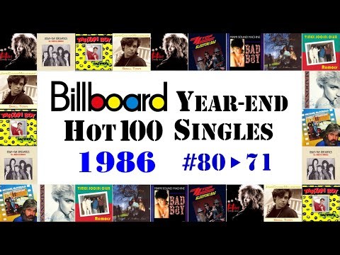 Billboard Year-End Hot 100 singles of 1986 / #80 to #71