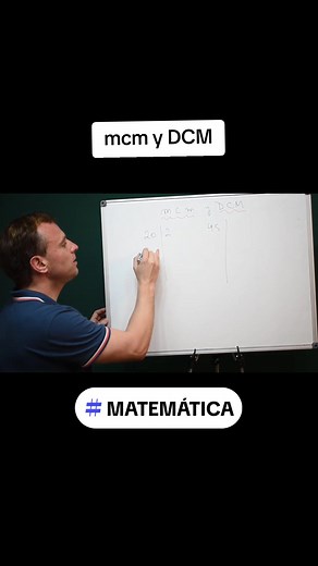 MÍNIMO COMÚN MÚLTIPLO (mcm) y DIVISOR COMÚN MÁXIMO (DCM) entre NÚMEROS 👨‍🏫💯✔ #mcm #DCM #Matemática #Matemáticas #Cálculo #Profe #Profesor #Ayuda #Aiuda #Particulares #Clases