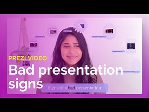 Signs of a bad presentation