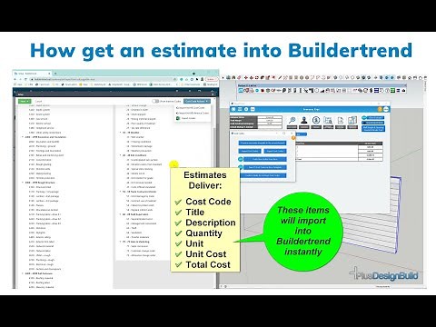 Buildertrend cost codes quoting estimating price import tutorial. PlusDesignBuild 3D BIM in Sketchup