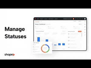 Managing Statuses in Shape Software CRM