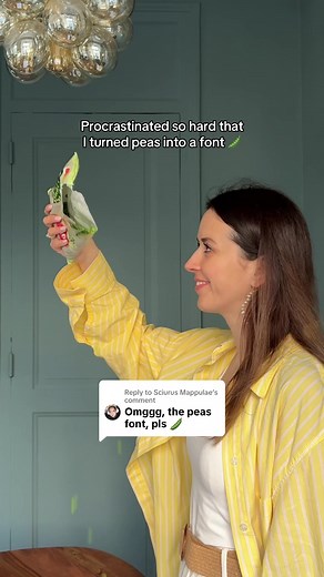Peas Font Design