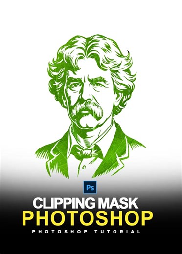 Clipping Mask Tutorial in Adobe Photoshop 2025