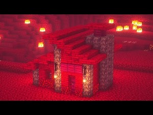 How To Build A Nether House - Minecraft Build Tutorial