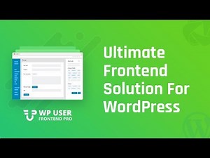 How To install & Setup WP User Frontend