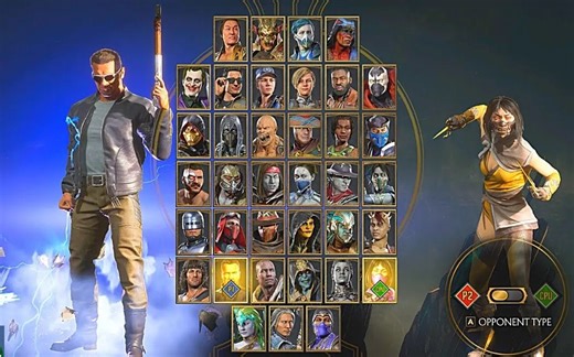 真人快打11【视角MOD】选择界面的全身照