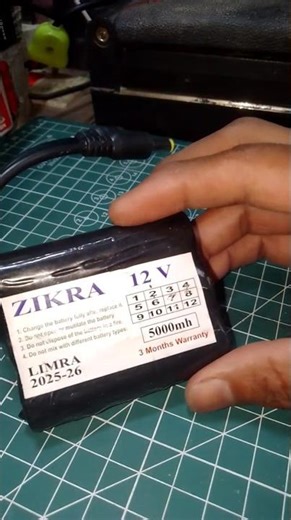 12v battery 🔋 - 3s 18650 BMS