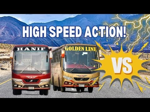 High Speed Action 🚍💨 | Bangladesh Bus Overtaking | Perfect Bus Race