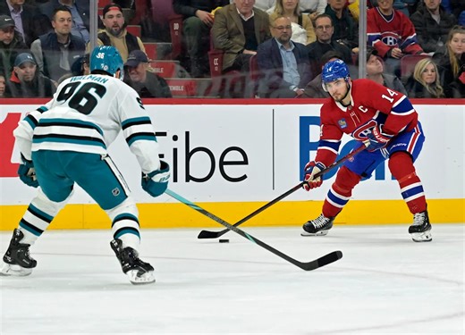 Canadiens To Battle Sharks For The First Of Two Duels In Two Weeks