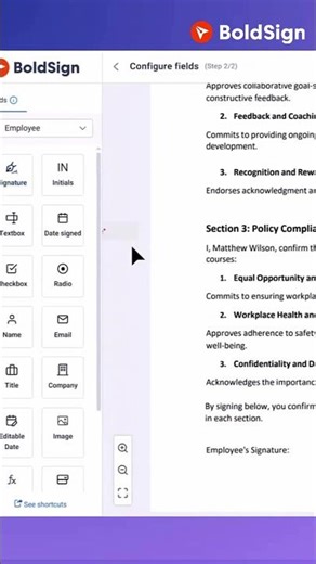 Same form for everyone? Embed a signing link on your site