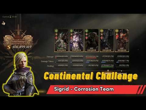 Corrosion vs Sigrid | Continental Boss | Season 4 | Dragonheir: Silent Gods